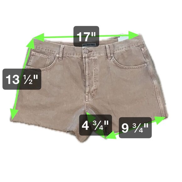 Free People 'We The Free' Ivy Mid Rise Denim Shorts - Women's 31 - nwt - Picture 8 of 8